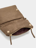 Bolso De Fiesta Con Solapa Efecto Piel