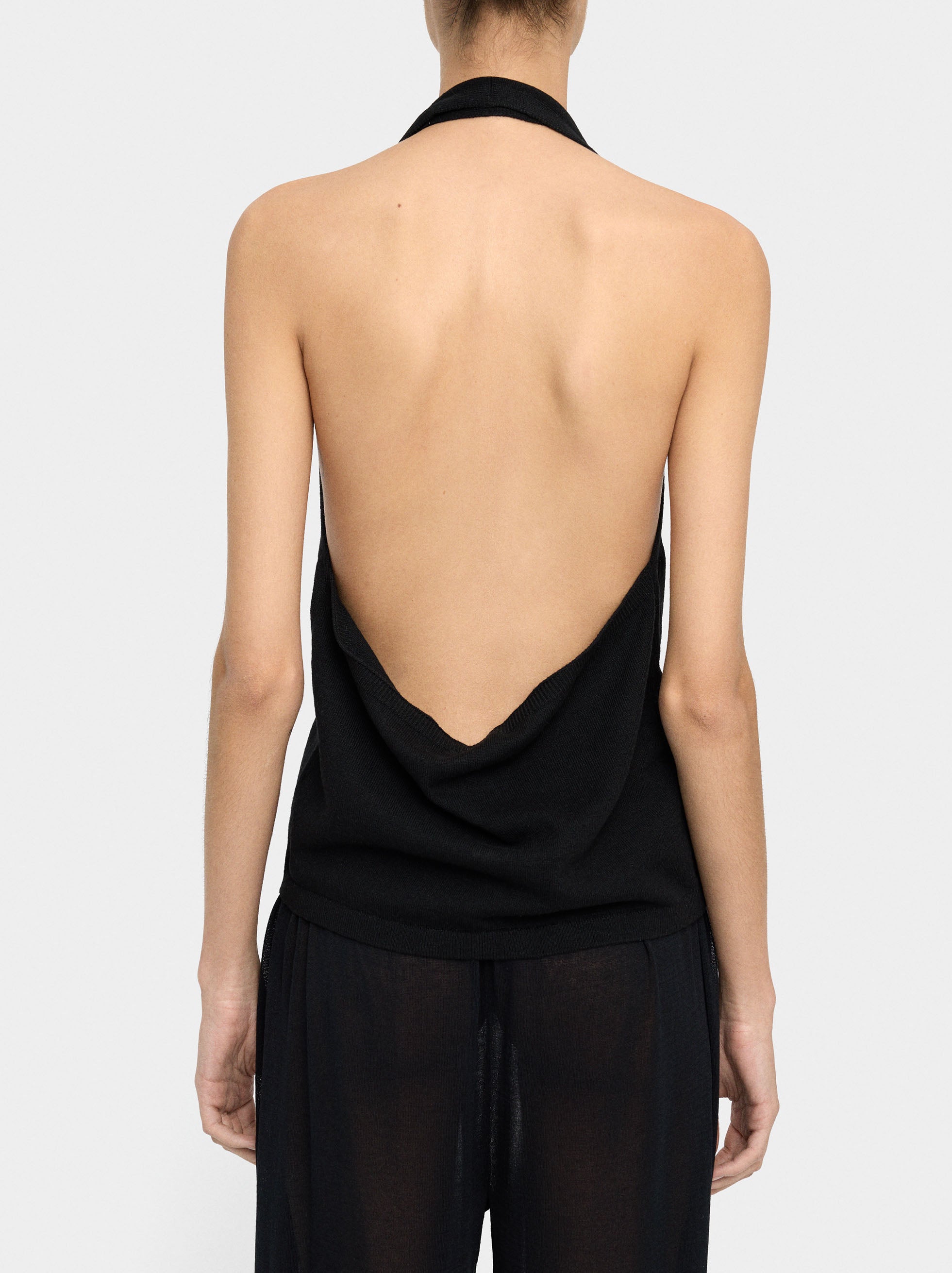 Top De Punto Con Botones