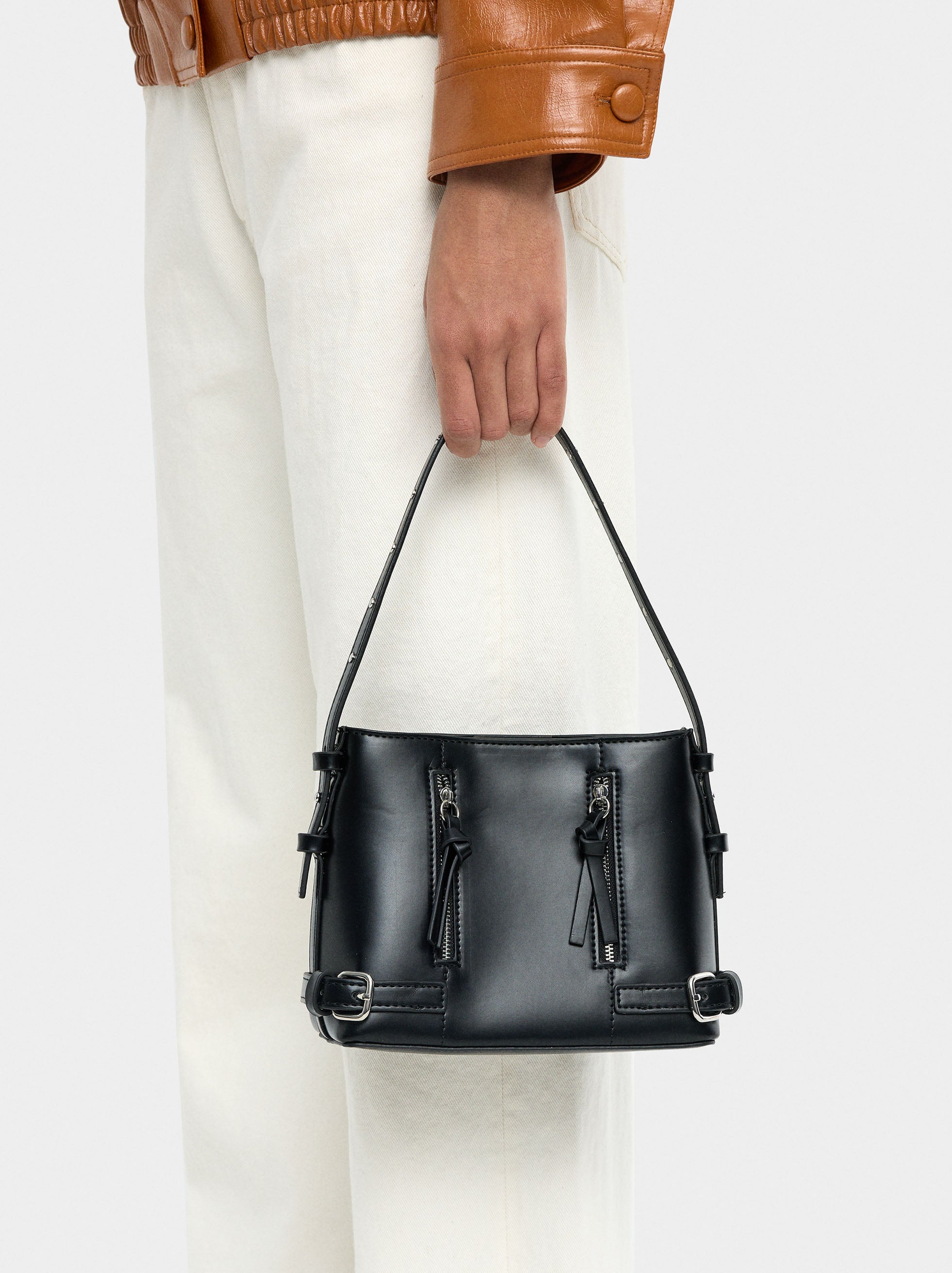 Bolso Cubo Zippers