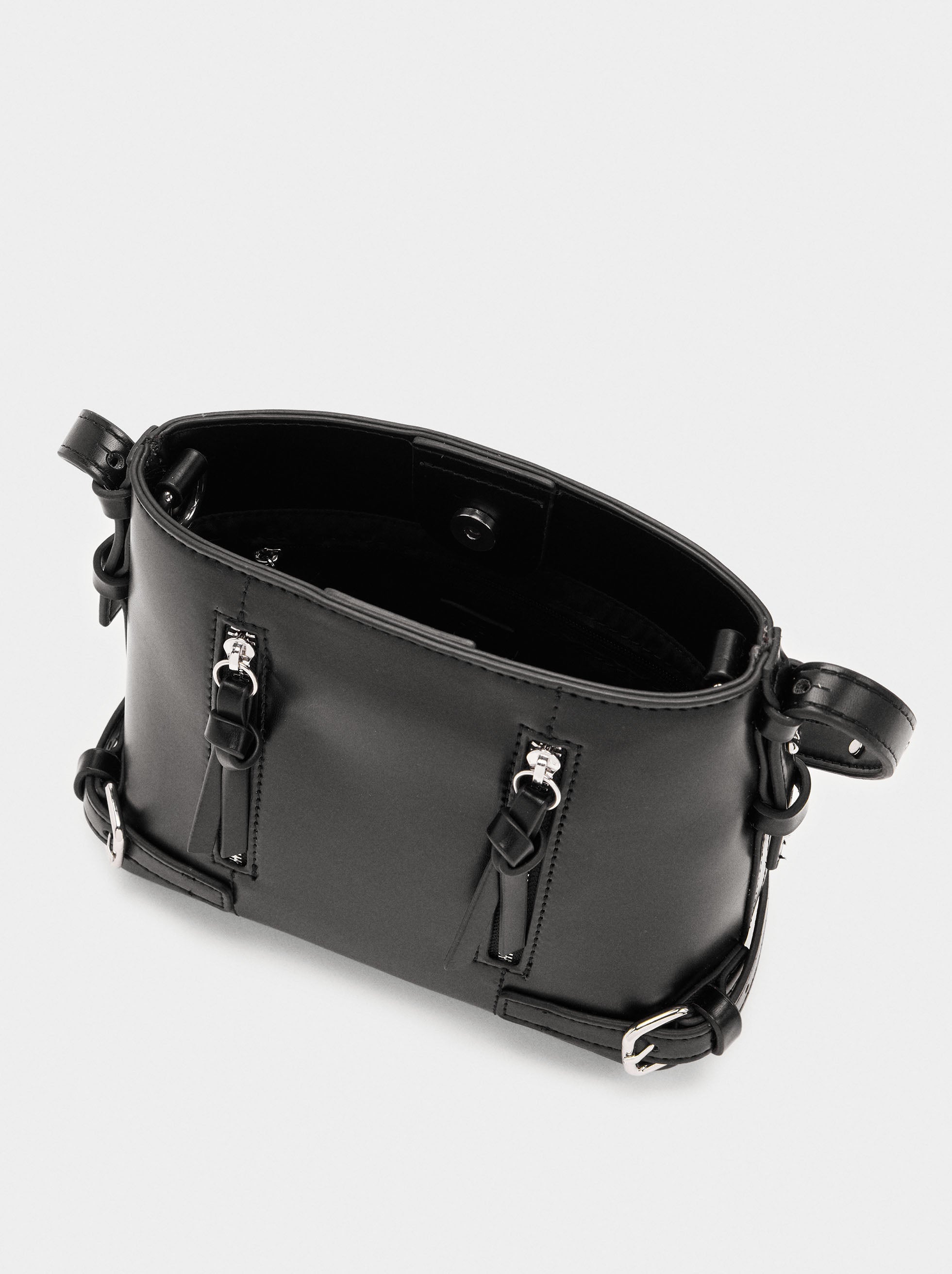 Bolso Cubo Zippers