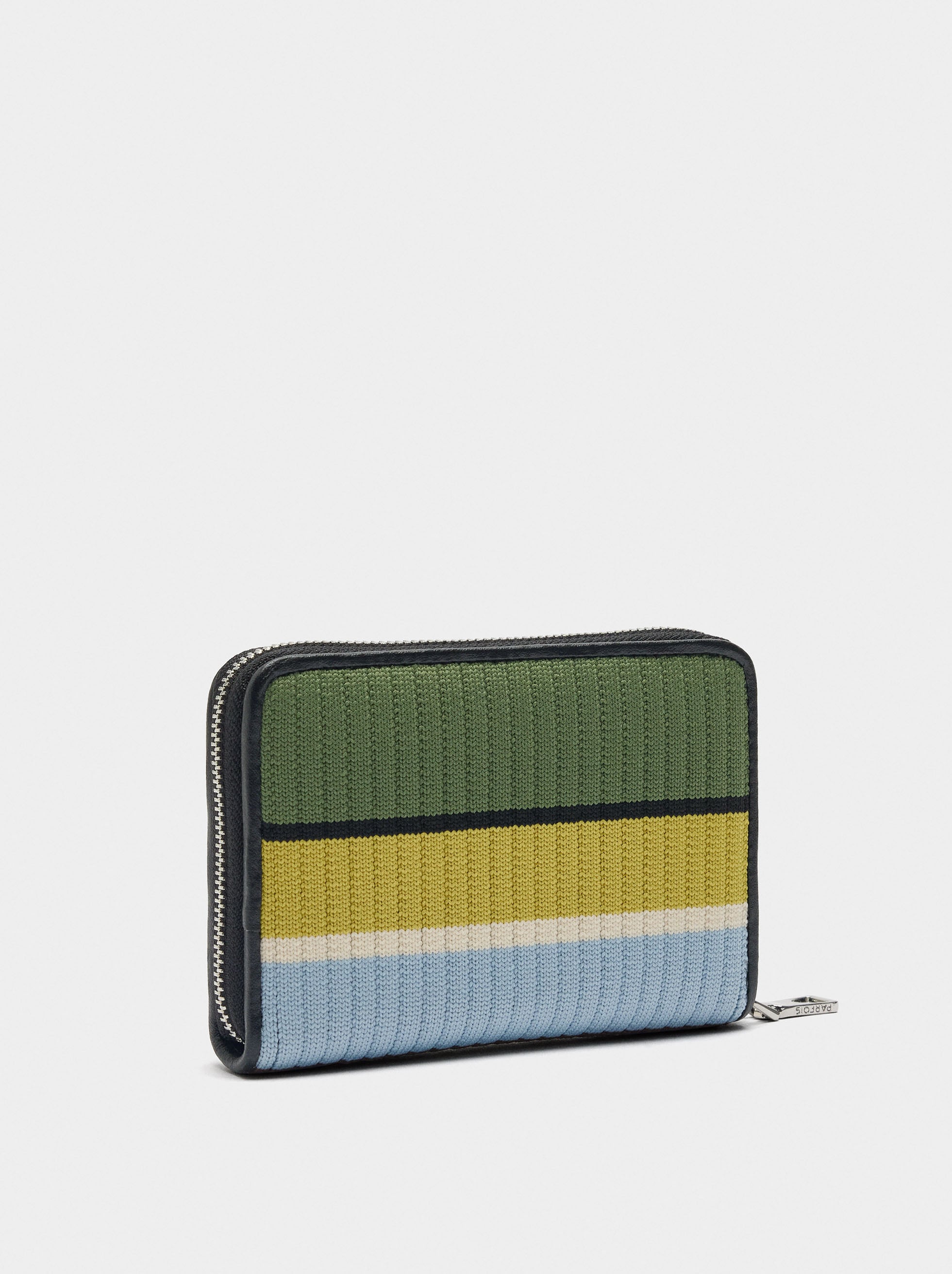 Cartera De Punto Con Rayas S