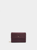 Cartera Efecto Piel Con Solapa