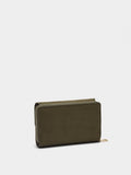 Cartera Efecto Piel Con Solapa