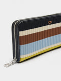 Cartera De Punto Con Rayas L