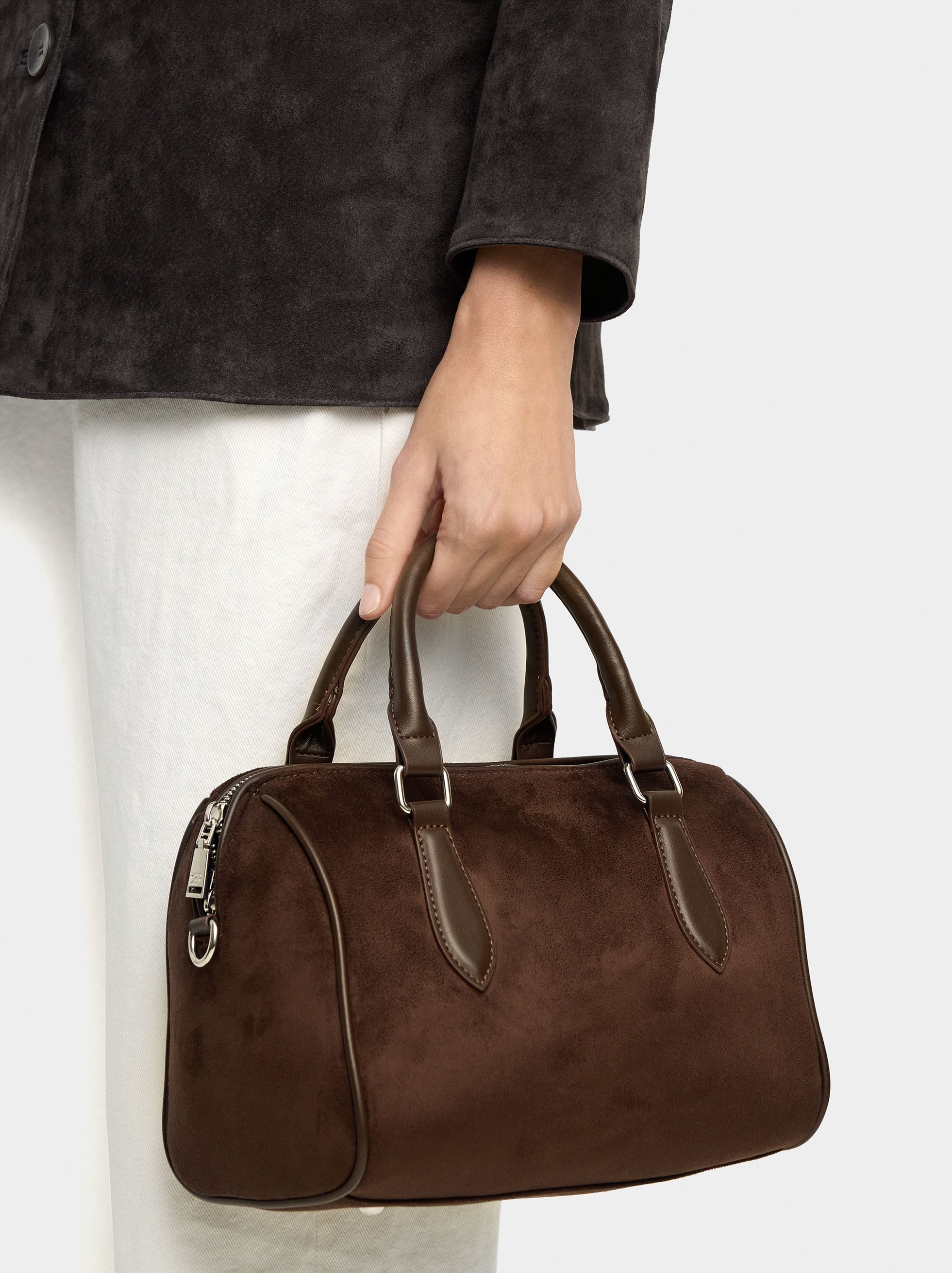 Bolso Tote Con Efecto Piel S