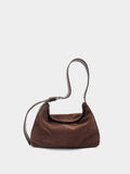 Bolso De Hombro De Piel Serraje M