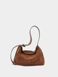 Bolso De Hombro De Piel Serraje M