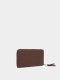 Cartera Con Textura Y Cierre De Cremallera