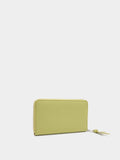 Cartera Con Textura Y Cierre De Cremallera