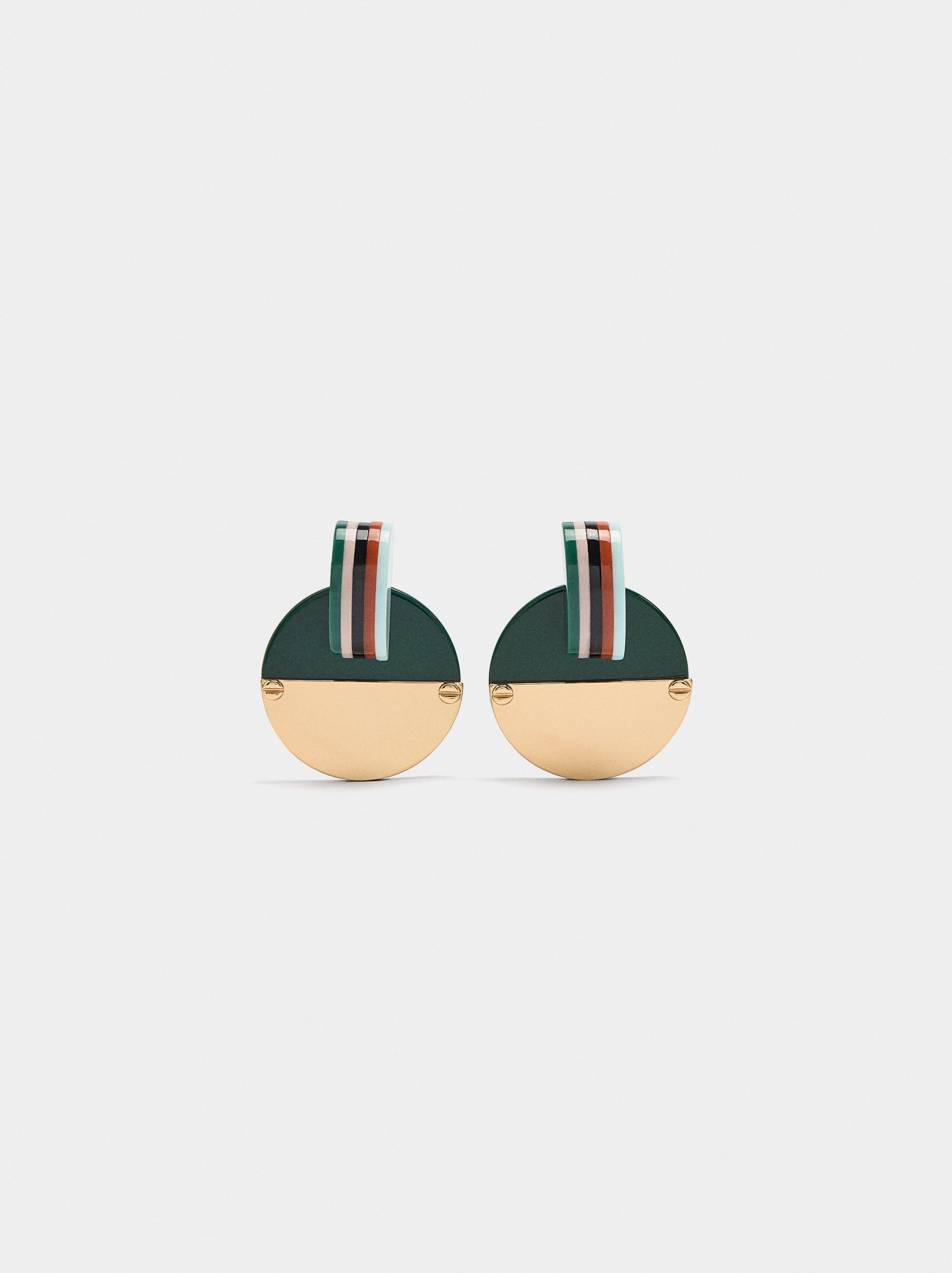 Pendientes Largos De Resina