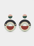 Pendientes Redondos De Resina