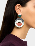 Pendientes Redondos De Resina