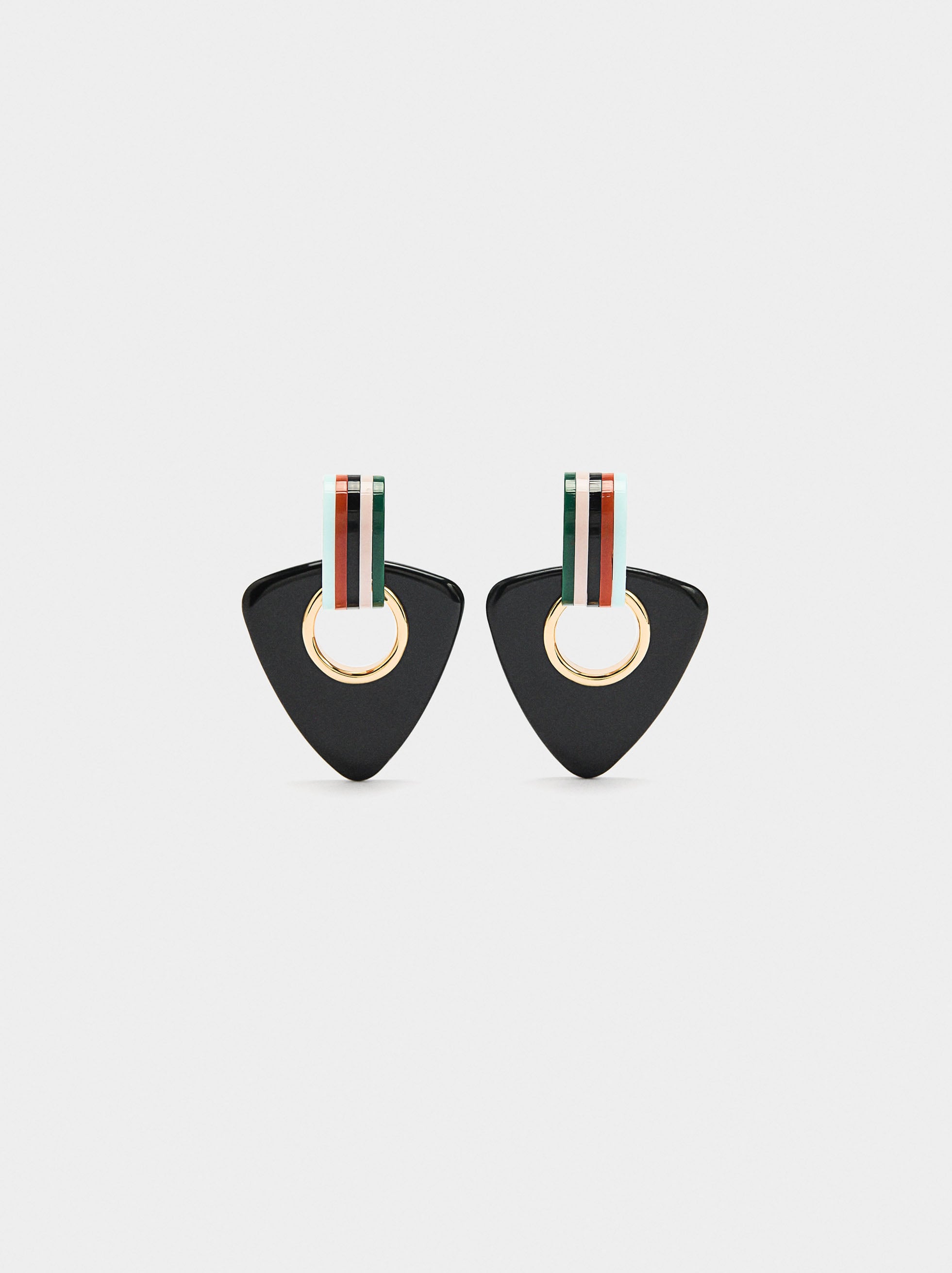 Pendientes Losango De Resina