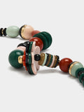 Collar Corto Con Cuentas De Resina