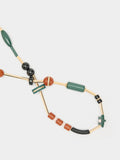 Collar Largo Con Cuentas De Resina
