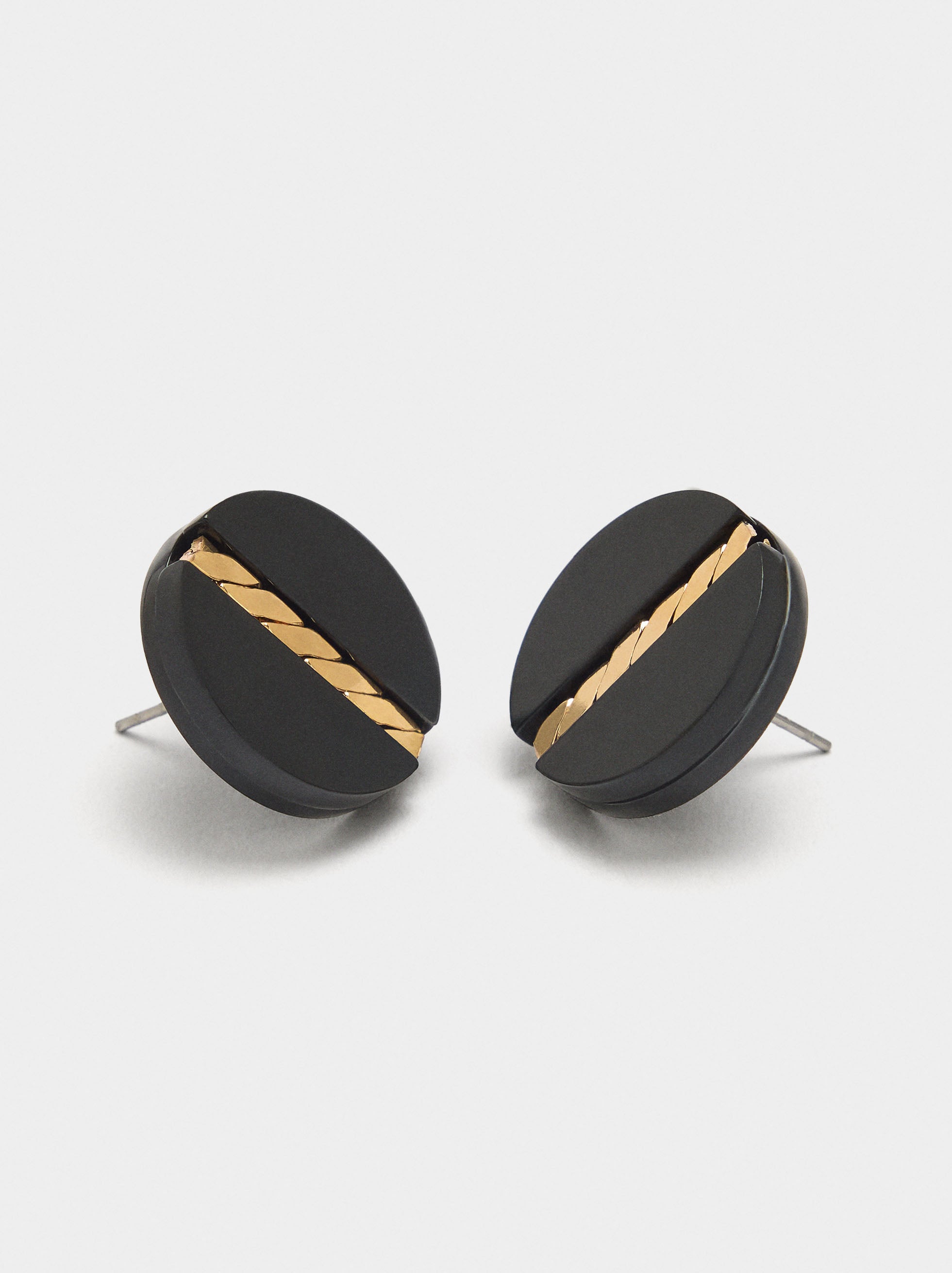 Pendientes Redondos De Resina