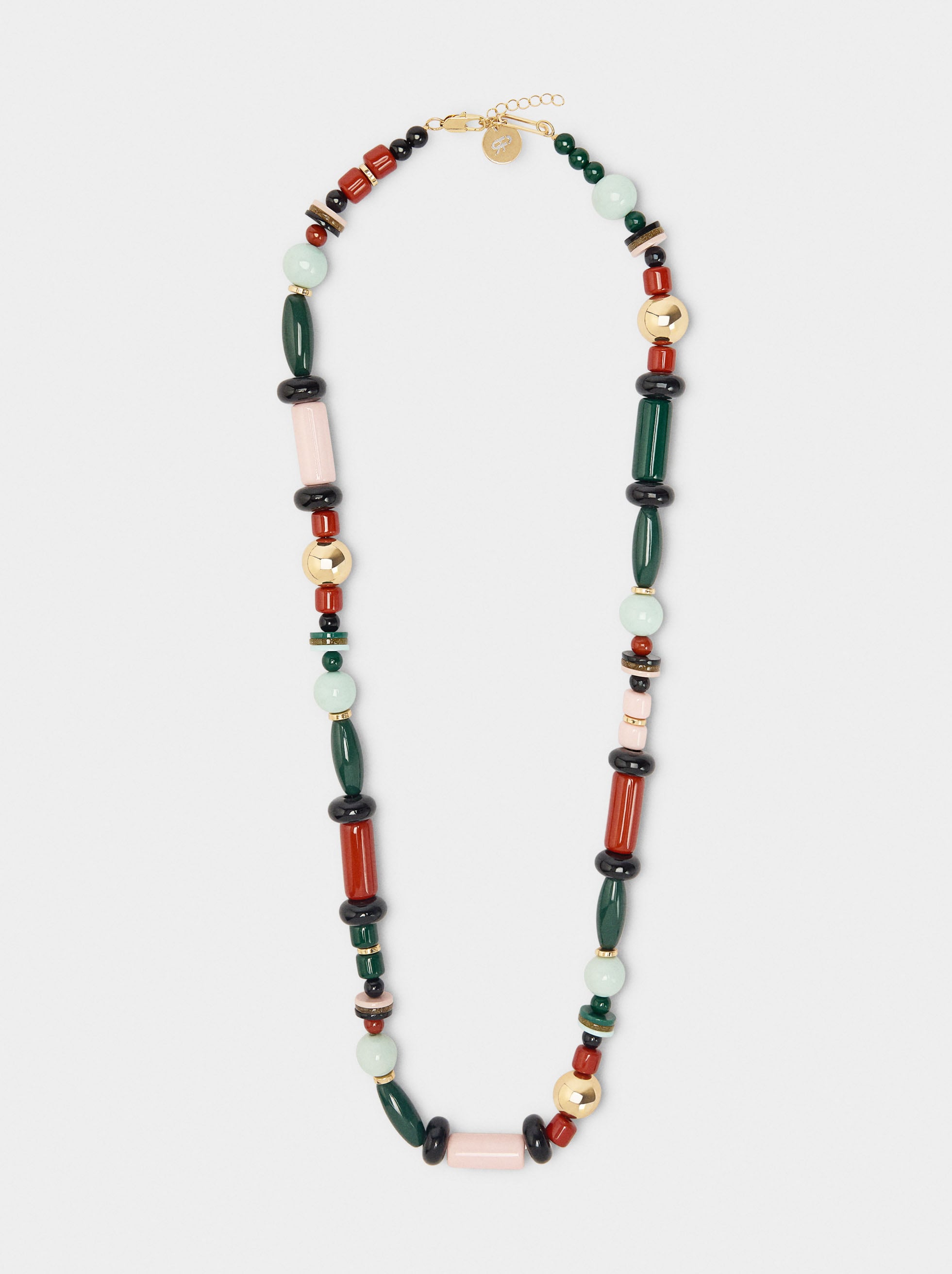 Collar Con Cuentas Multicolor