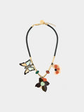 Collar Con Colgantes De Resina Multicolor