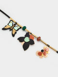Collar Con Colgantes De Resina Multicolor