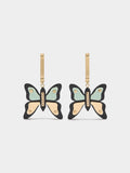 Pendientes Mariposa De Resina