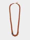 Collar Largo Con Cuentas De Resina