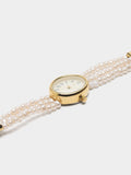 Reloj Con Multipulsera De Perlas