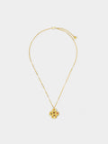 Collar Colgante De Cruz Con Piedras - Baño De Oro 18k