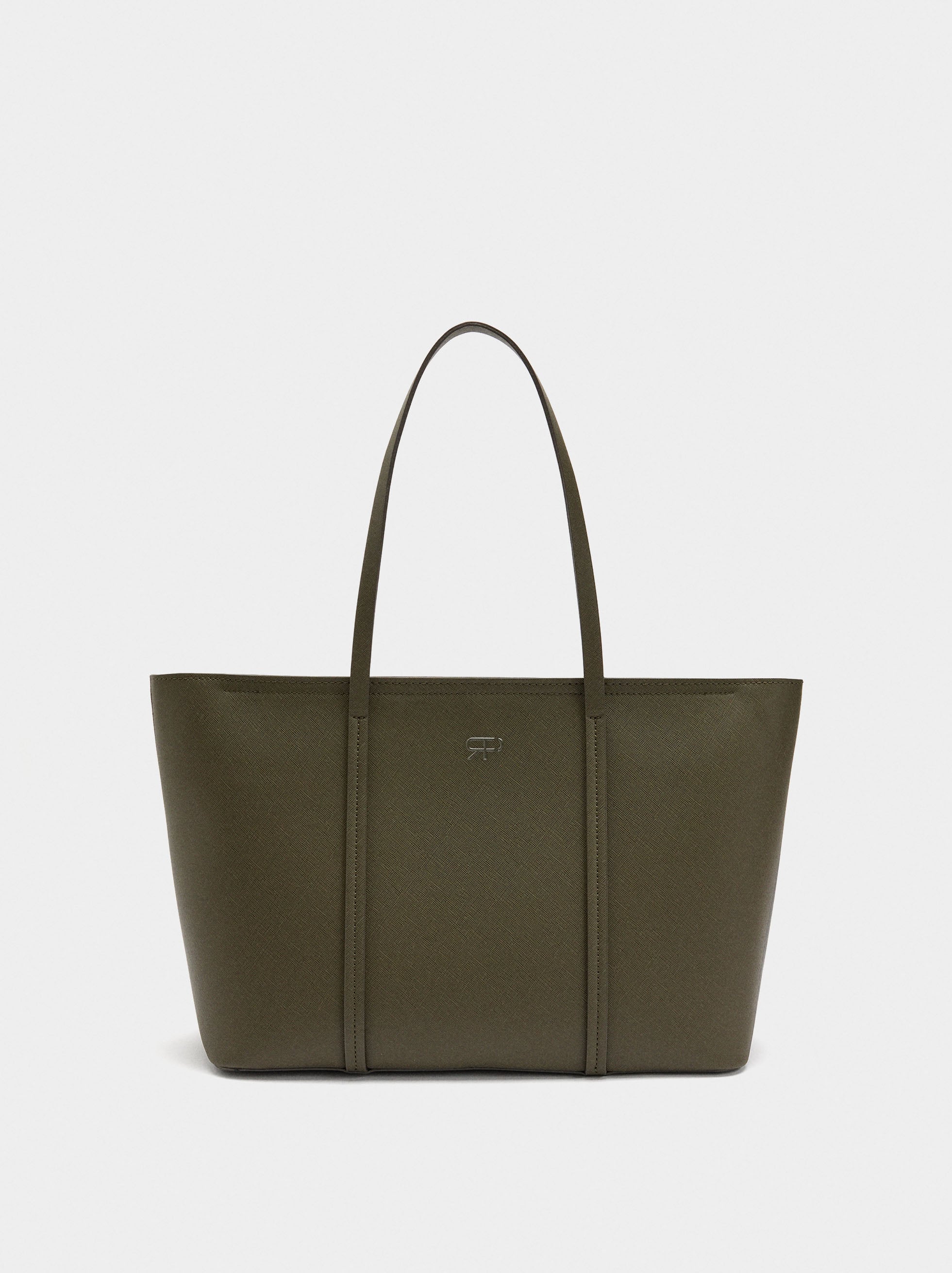 Bolso Shopper Con Cremallera