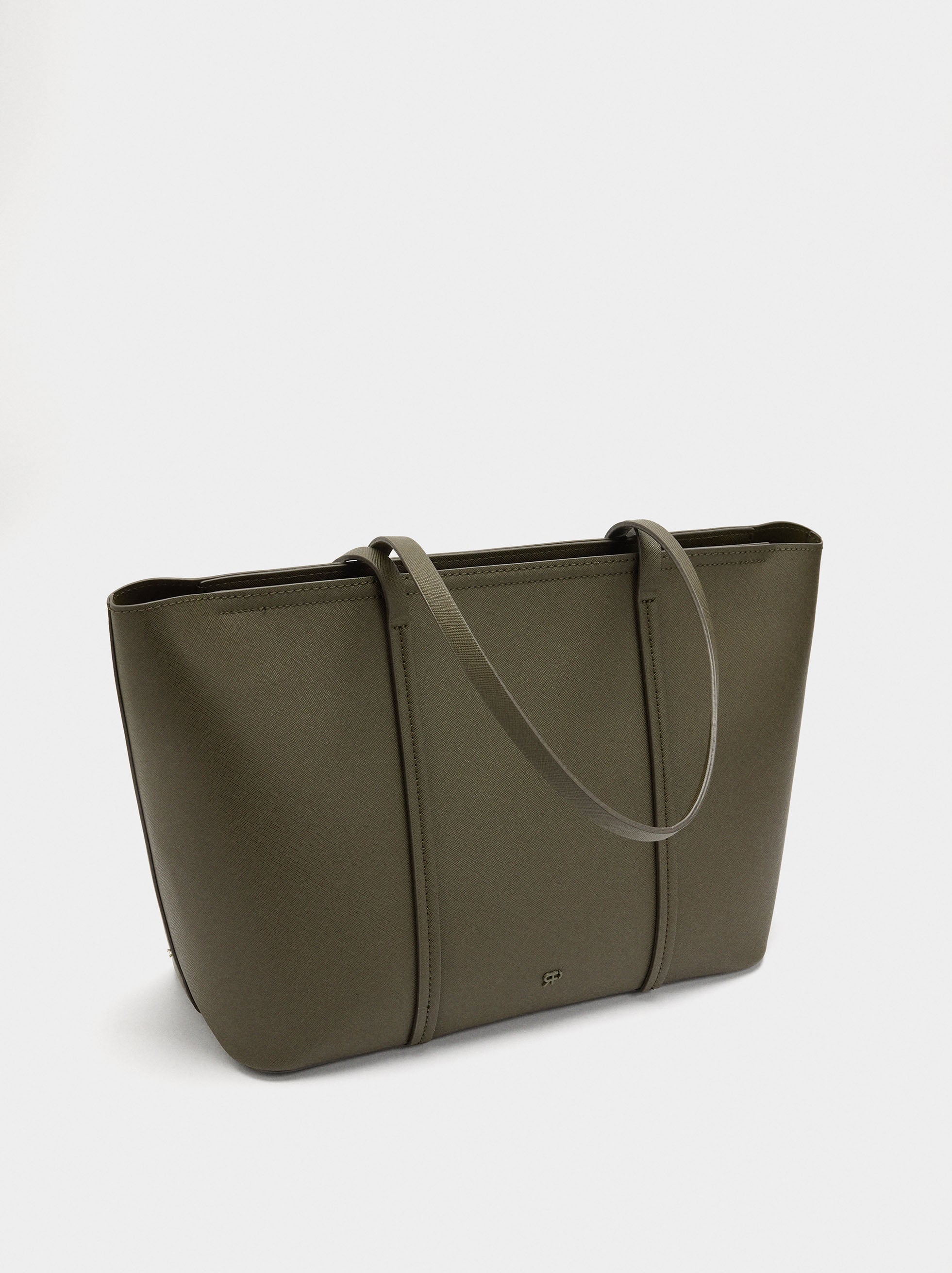 Bolso Shopper Con Cremallera