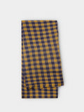 Pañuelo Jacquard A Cuadros Con Lana