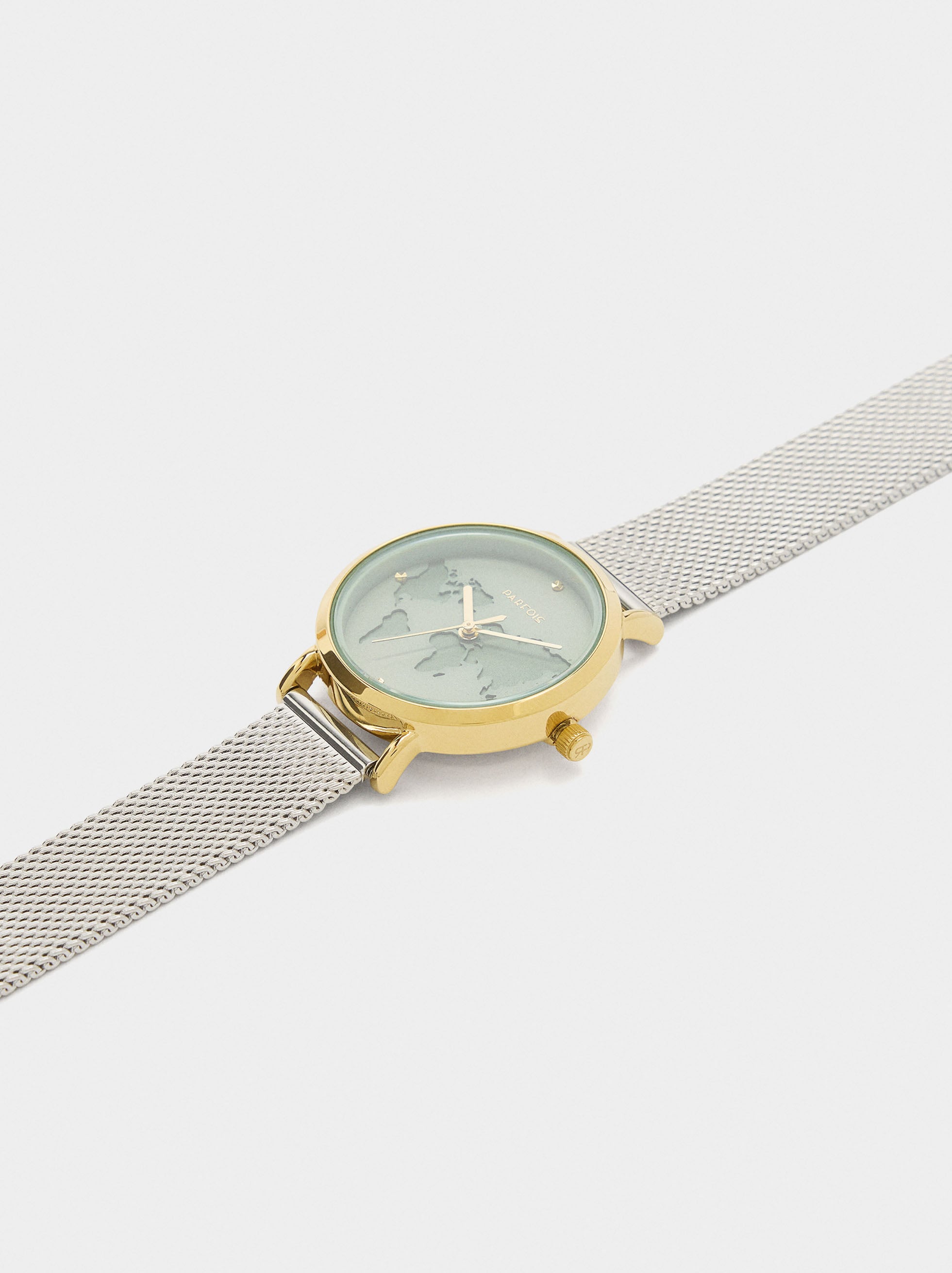 Reloj Con Esfera Mapamundi