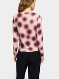 Jersey Estampado Con Drapeado