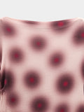 Jersey Estampado Con Drapeado