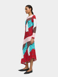 Vestido Asimétrico Estampado