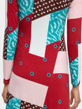 Vestido Asimétrico Estampado