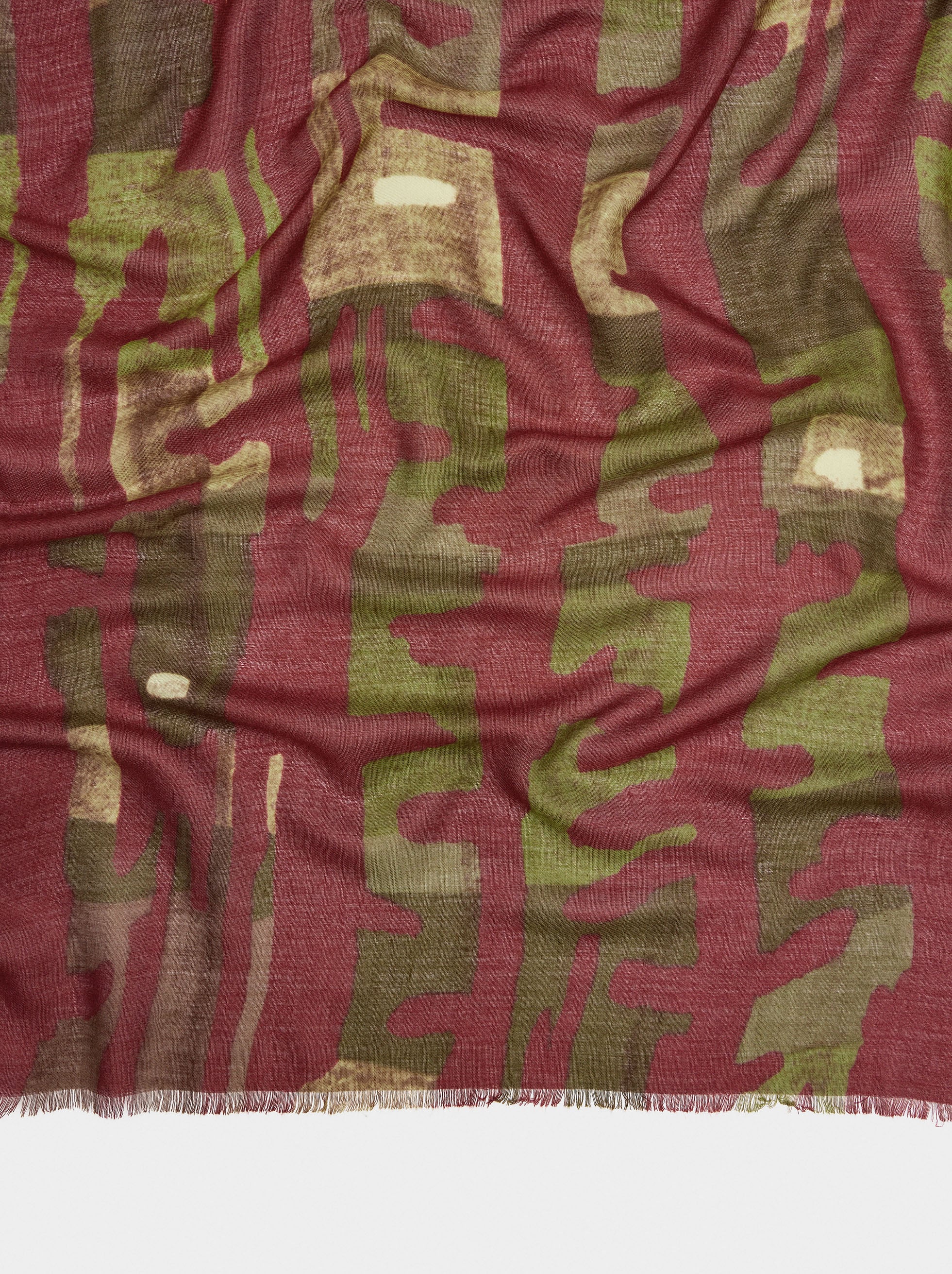 Pañuelo Estampado Con Lã