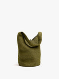 Bolso De Hombro Efecto Rafia
