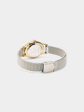Reloj Pulsera De Malla Metálica Con Charm