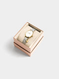 Reloj Pulsera De Malla Metálica Con Charm