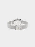 Reloj De Malla Metálica De Acero Inoxidable