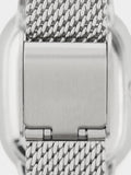 Reloj De Malla Metálica De Acero Inoxidable
