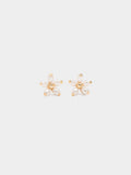 Pendientes De Flor Con Perlas