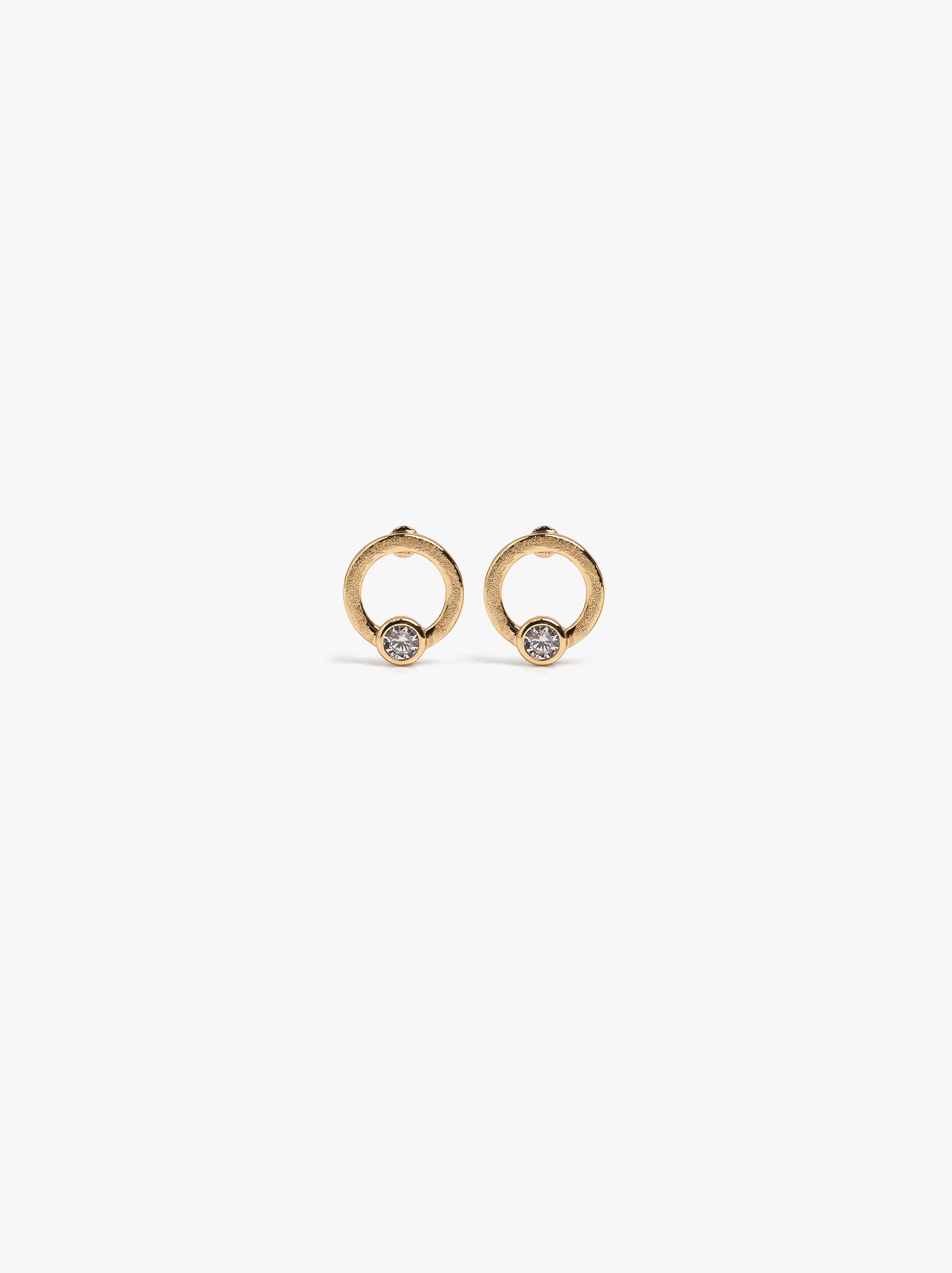 Pendientes Aro Con Circonitas