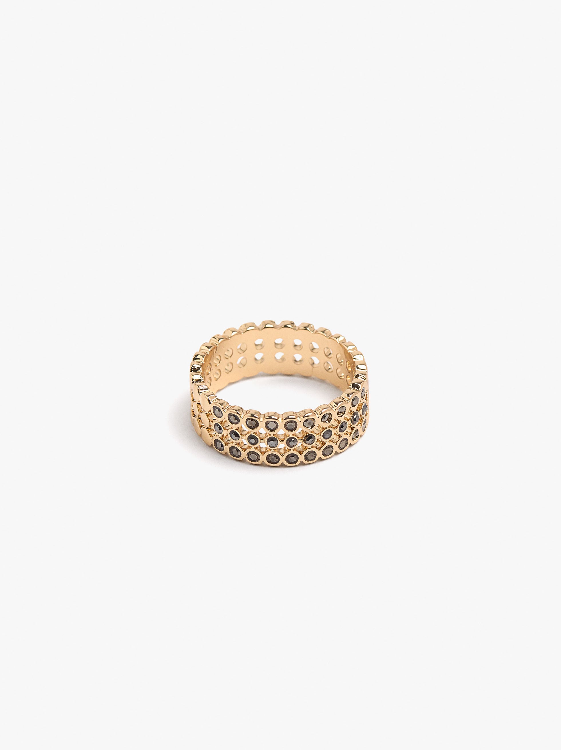Anillo Efecto Triple - Plata De Ley 925