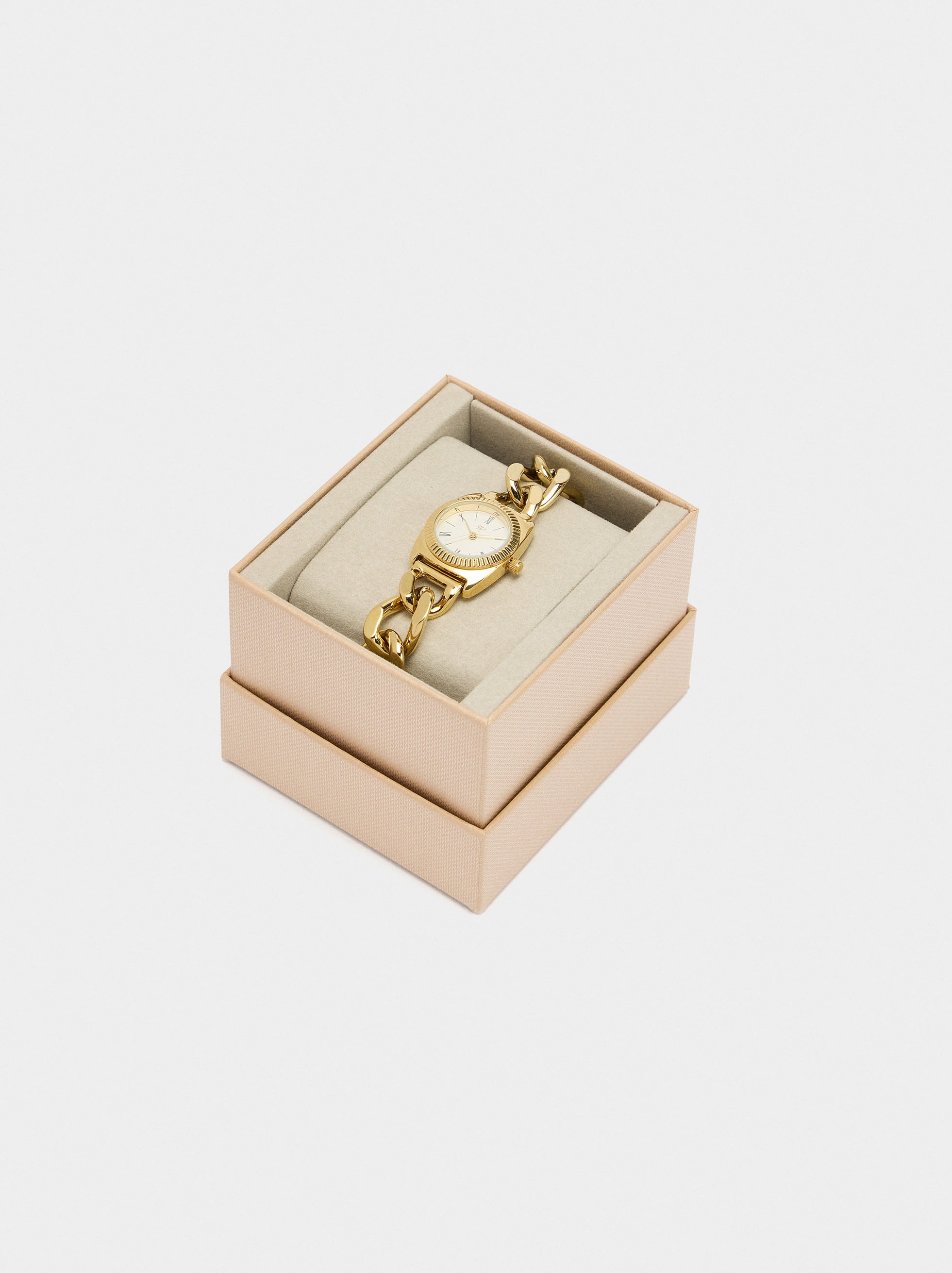 Reloj Gold Tray