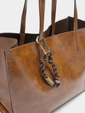 Bolso Shopper Con Colgante