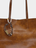 Bolso Shopper Con Colgante