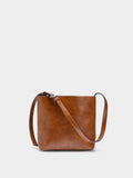 Bolso De Hombro Efecto Craquelado