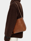 Bolso De Hombro Efecto Craquelado