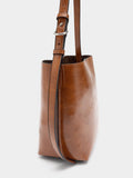 Bolso De Hombro Efecto Craquelado